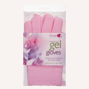one pair of pink pamper me moisturizing gel gloves. soothes and moisturizes dry, rough hands. use alone or with lotion.